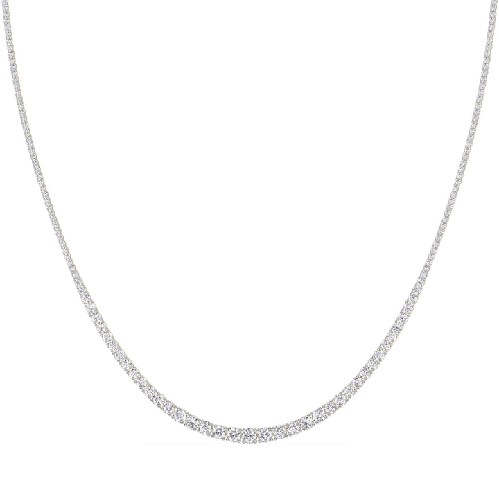 Celeste Graduated Lab Diamond Tennis Necklace