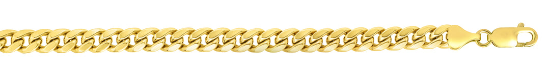 14K Gold 22"" 2.6mm Miami Cuban Chain