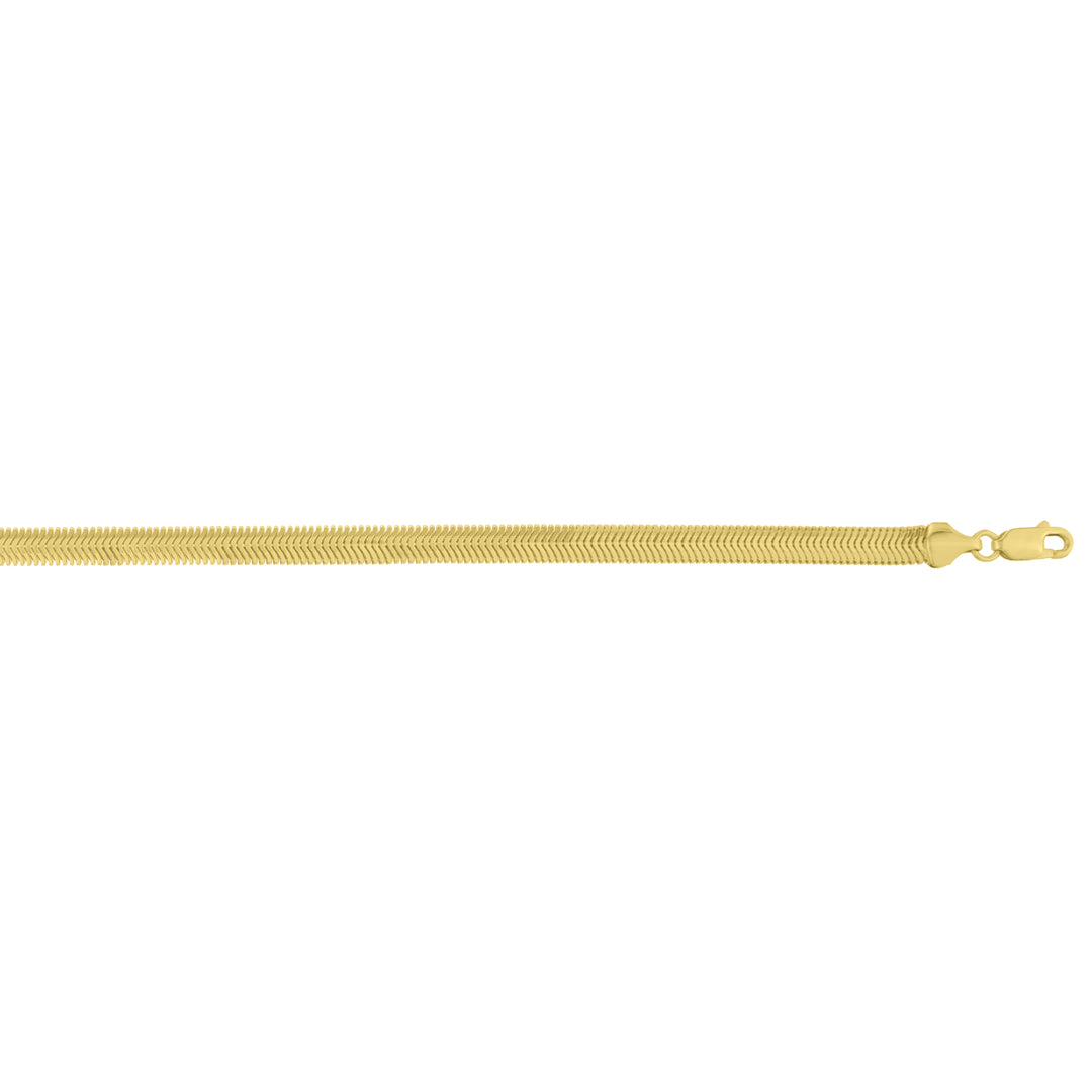 14K 5.3mm Oval Snake Chain