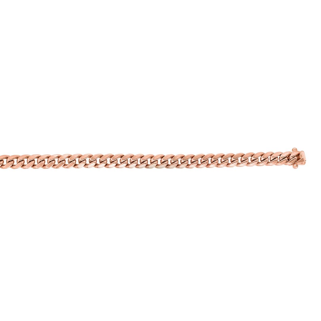 14K Gold 22"" 6.1mm Classic Miami Cuban