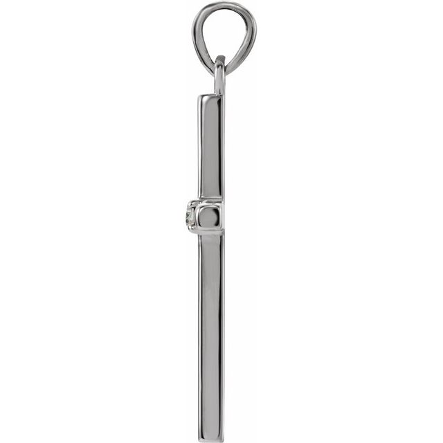 Birthstone Cross Pendant