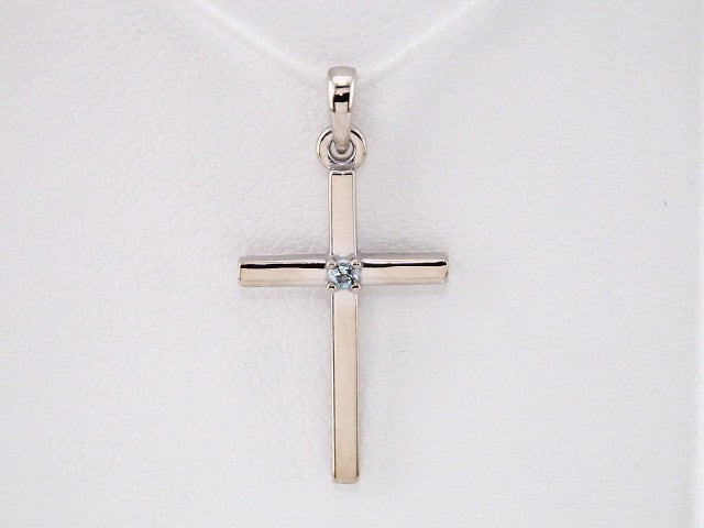 Birthstone Cross Pendant