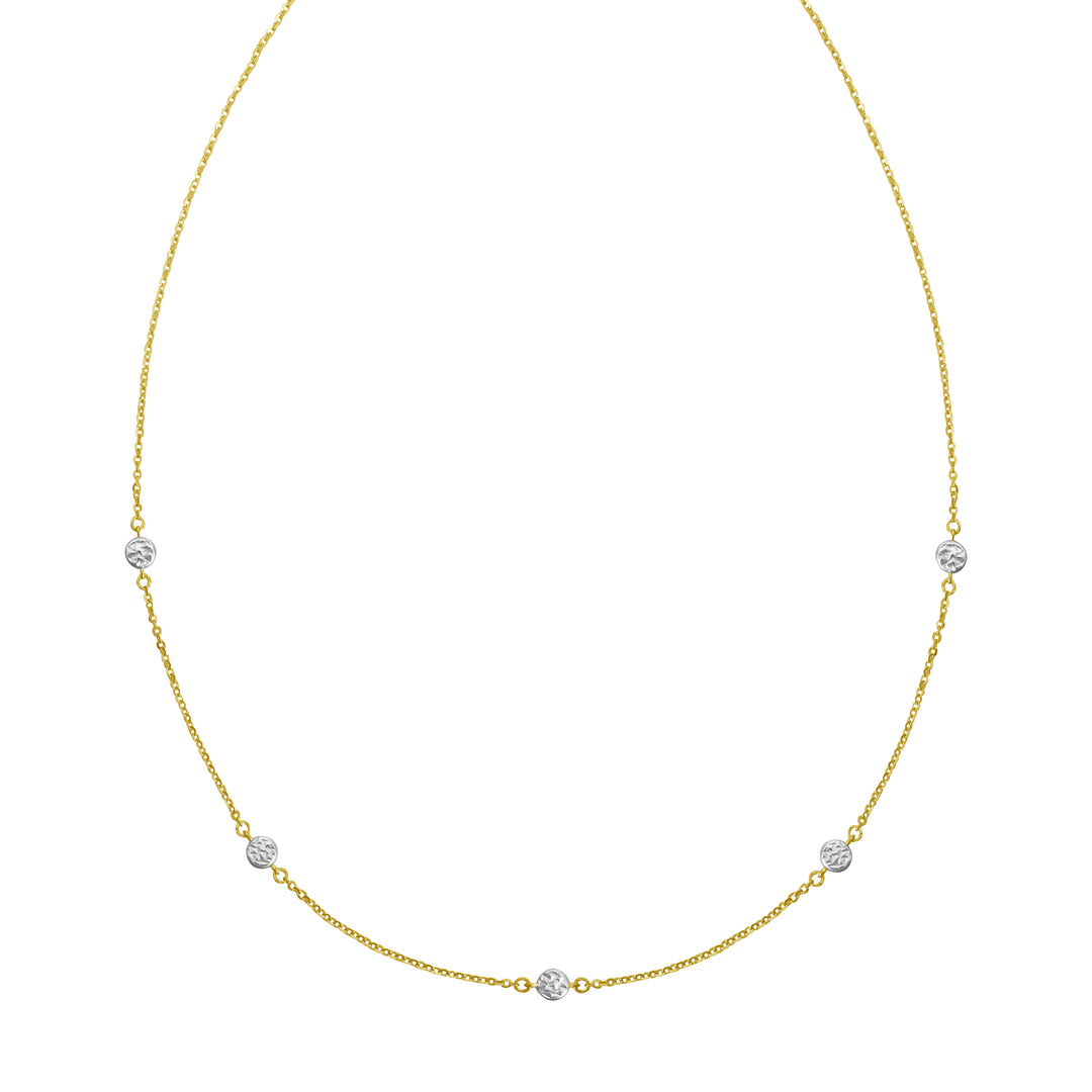 14K DiamonOro Station Necklace