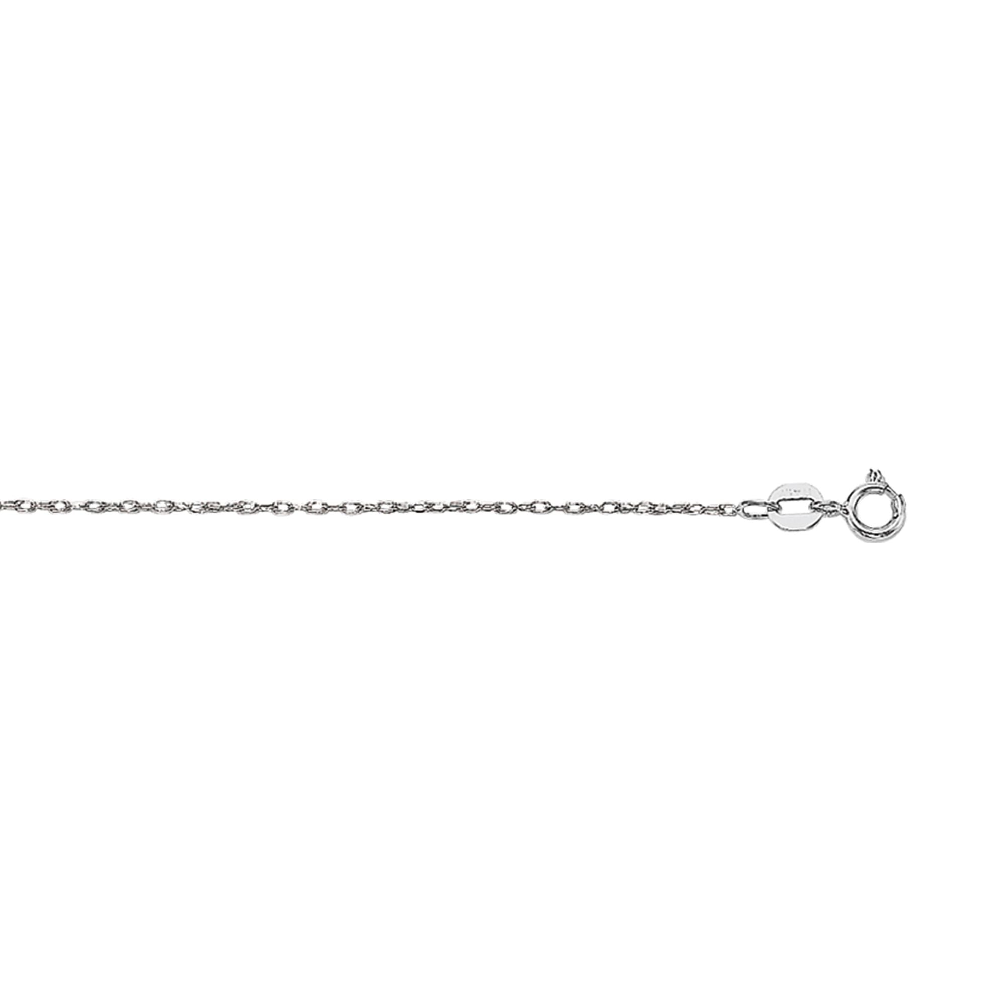 14K Gold .8mm Machine Rope Chain (Carded) – Aslan Jewelers