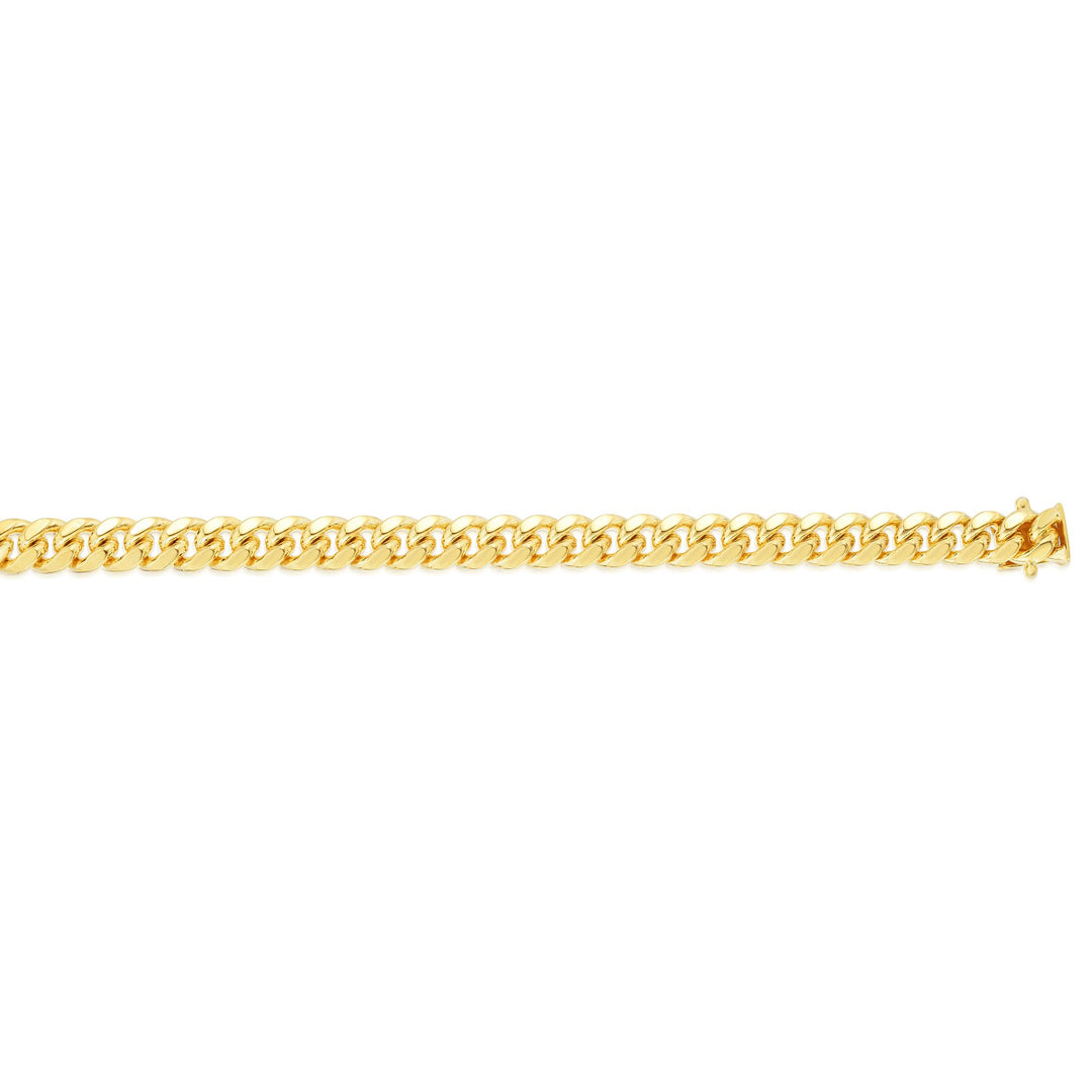 10K Gold 26"" 7.1mm Classic Miami Cuban