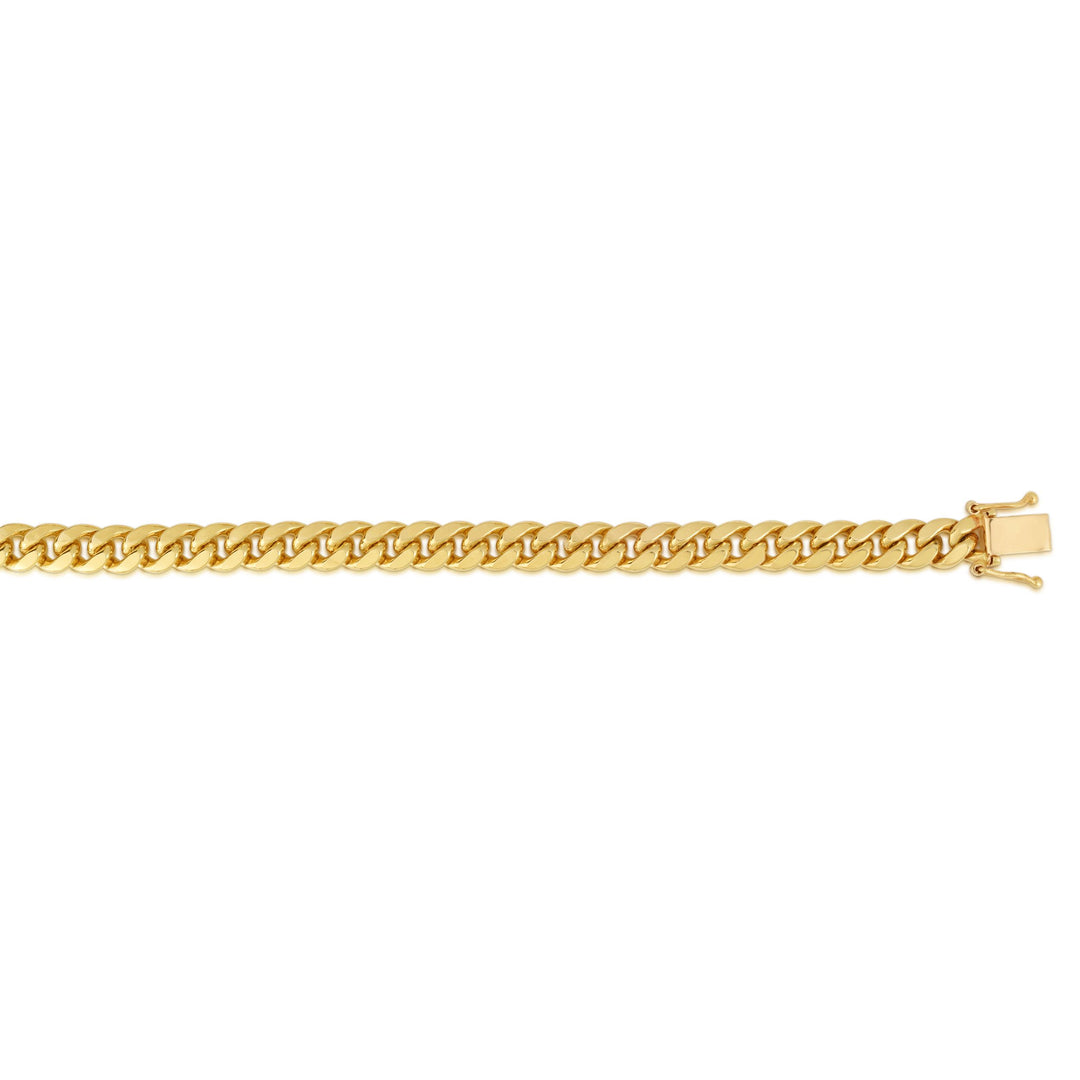 10K Gold 24"" 8.2mm Classic Miami Cuban